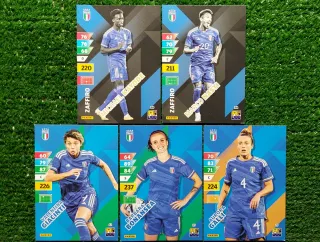 5 carte Adrenalyn XL Panini Italia