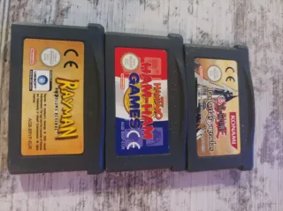 3 Juegos Game Boy Advance: Rayman, Hamtaro, Yu-Gi-