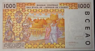 Billete 1000 Francos África 1995