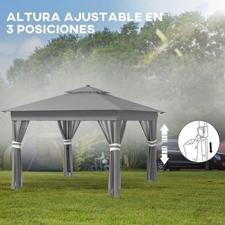 Carpa 3x3 plegable con luces led