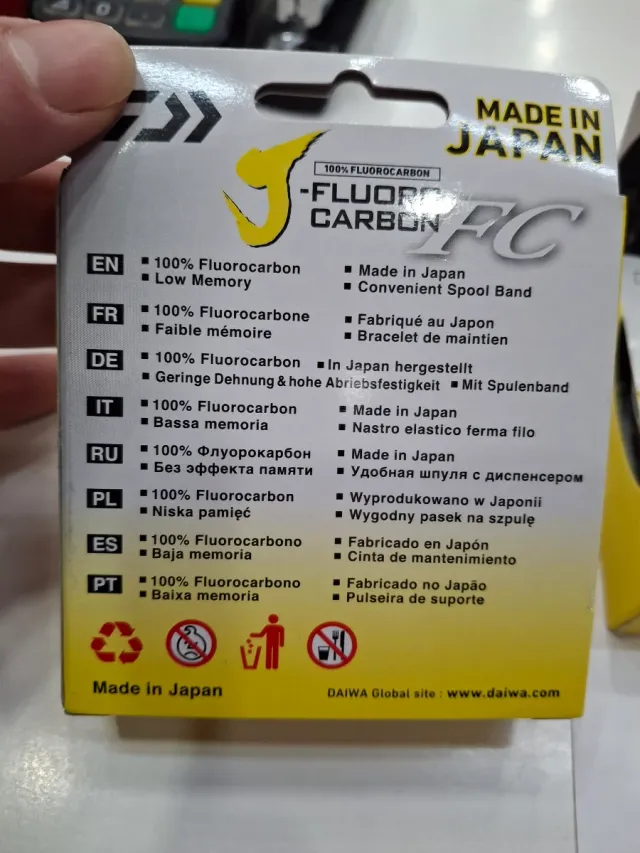 Lote 9 Sedales Daiwa Fluorocarbono (Nuevos)