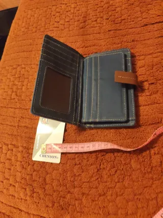 Monedero vaquero con flores