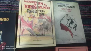 5 Libros Matadores de Toros