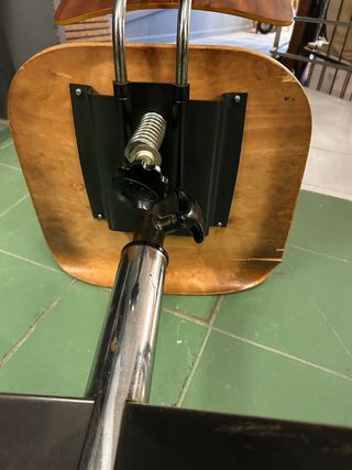 Silla Oasis madera y metal antigua