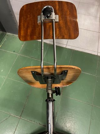 Silla Oasis madera y metal antigua