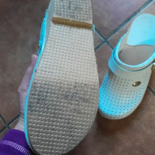 Zoccoli Scholl bianchi misura 39