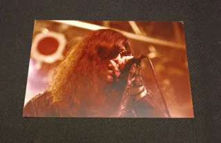 Lote Ramones: 4 Fotos Live + 1 Postal + Púa.