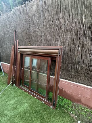 Ventana aluminio diseño palillera