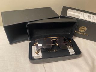 Gafas de Sol Versace Doradas y Marrones