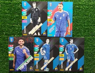 5 carte Adrenalyn XL Panini Italia