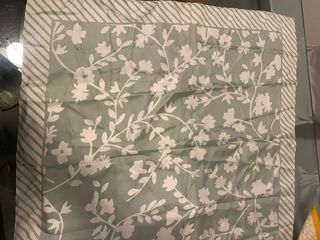 Foulard seta verde e bianco