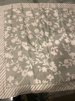 Foulard seta verde e bianco