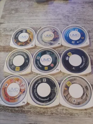 Lote 9 Juegos UMD PSP