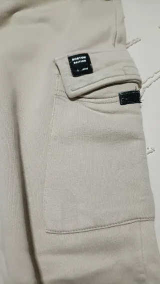Chándal cargo beige hombre
