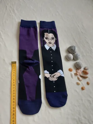 Calcetines Miércoles Addams Talla Única