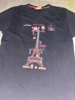 T-shirt Otaku Donkey Kong Taglia S anime videogame