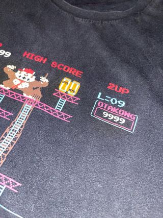 T-shirt Otaku Donkey Kong Taglia S anime videogame