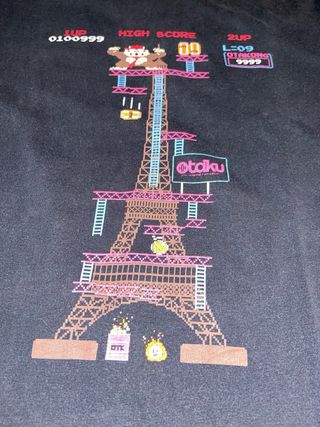 T-shirt Otaku Donkey Kong Taglia S anime videogame