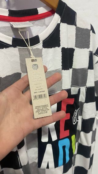 Camiseta Tuc Tuc a cuadros nueva