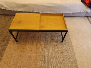 Mesa de centro TRAPPEDAL roble cálido 50x100