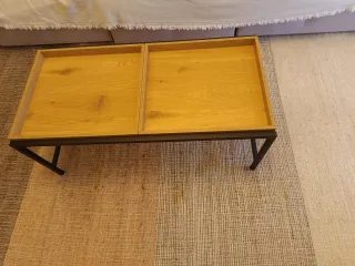 Mesa de centro TRAPPEDAL roble cálido 50x100