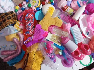 Lote Ropa y Accesorios Muñecas