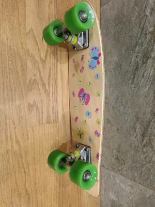 Skate infantil verde