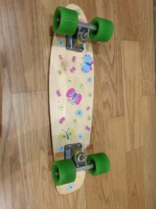 Skate infantil verde