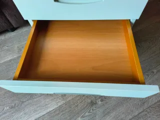 Cajonera escritorio con ruedas y cristal