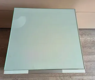 Cajonera escritorio con ruedas y cristal