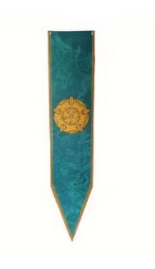 2 Banderas Decorativas Poliéster 150x35 cm