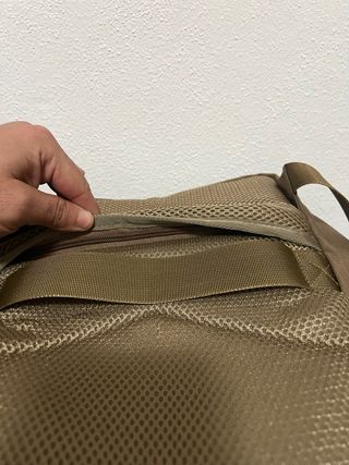 Mochila de viaje marrón