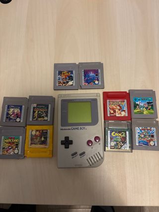 Nintendo Game Boy + 10 Juegos