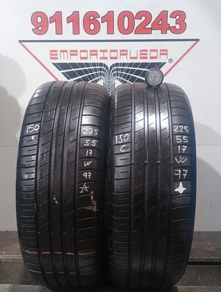 225 55  17 W GOODYEAR RUEDA SEMINUEVA INCREIBLE