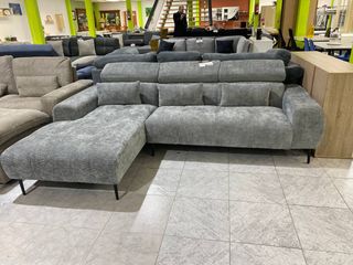Sofa Chaise Longue con 3 cojines Nuevo