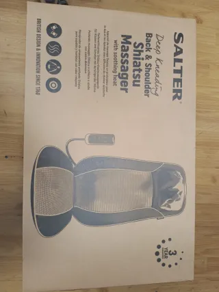 Sillón Masaje Salter BNM10 Negro/Gris Nuevo