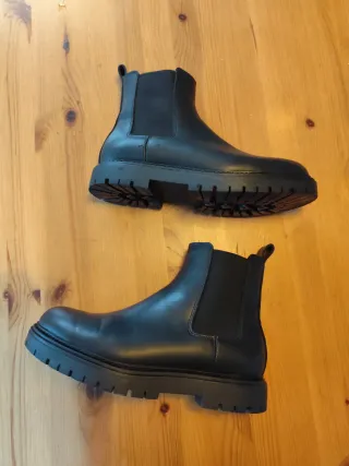 Botas Chelsea Negras Zara Talla 38