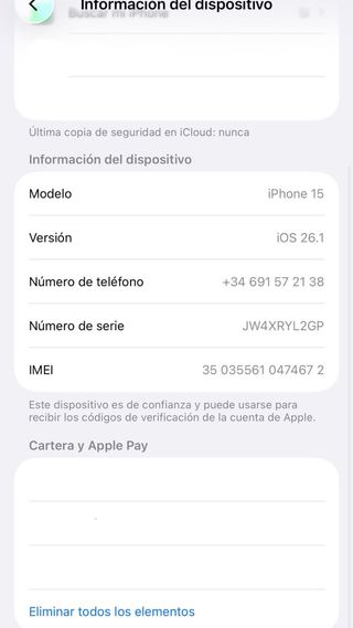 iPhone 15 256GB Rosa