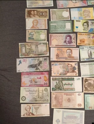 Lote 51 Billetes del Mundo