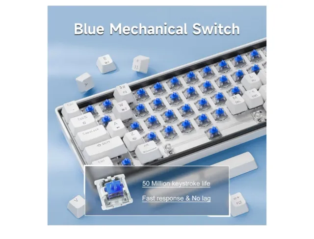 Teclado USB Mecánico KEMOVE Blanco
