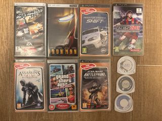 Lote 10 Juegos PSP: Variados