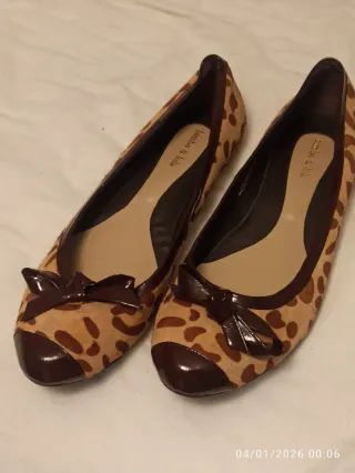 Bailarinas Bimba y Lola Animal Print Talla 40