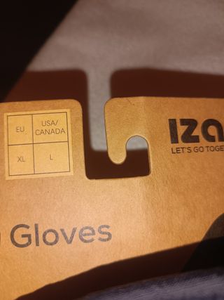 Guantes de invierno unisex IZAS negros