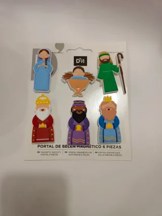 Portal de Belén Magnético 6 Piezas con reyes magos