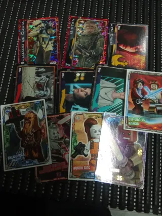 11 Cartas Star Wars y Lego ref 359