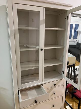 Mobiletto Alacena Ikea in Legno e Vetro