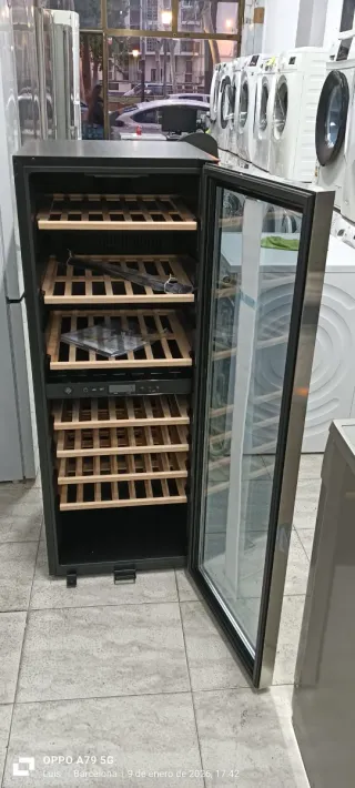 Nevera Vinoteca Cristal Nueva