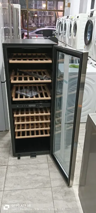 Nevera Vinoteca Cristal Nueva