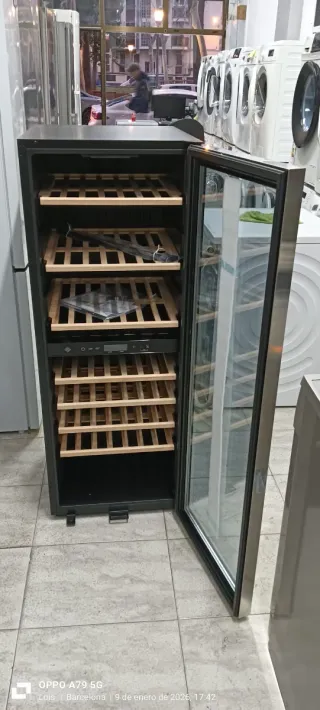Nevera Vinoteca Cristal Nueva