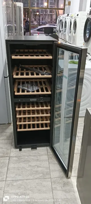 Nevera Vinoteca Cristal Nueva
